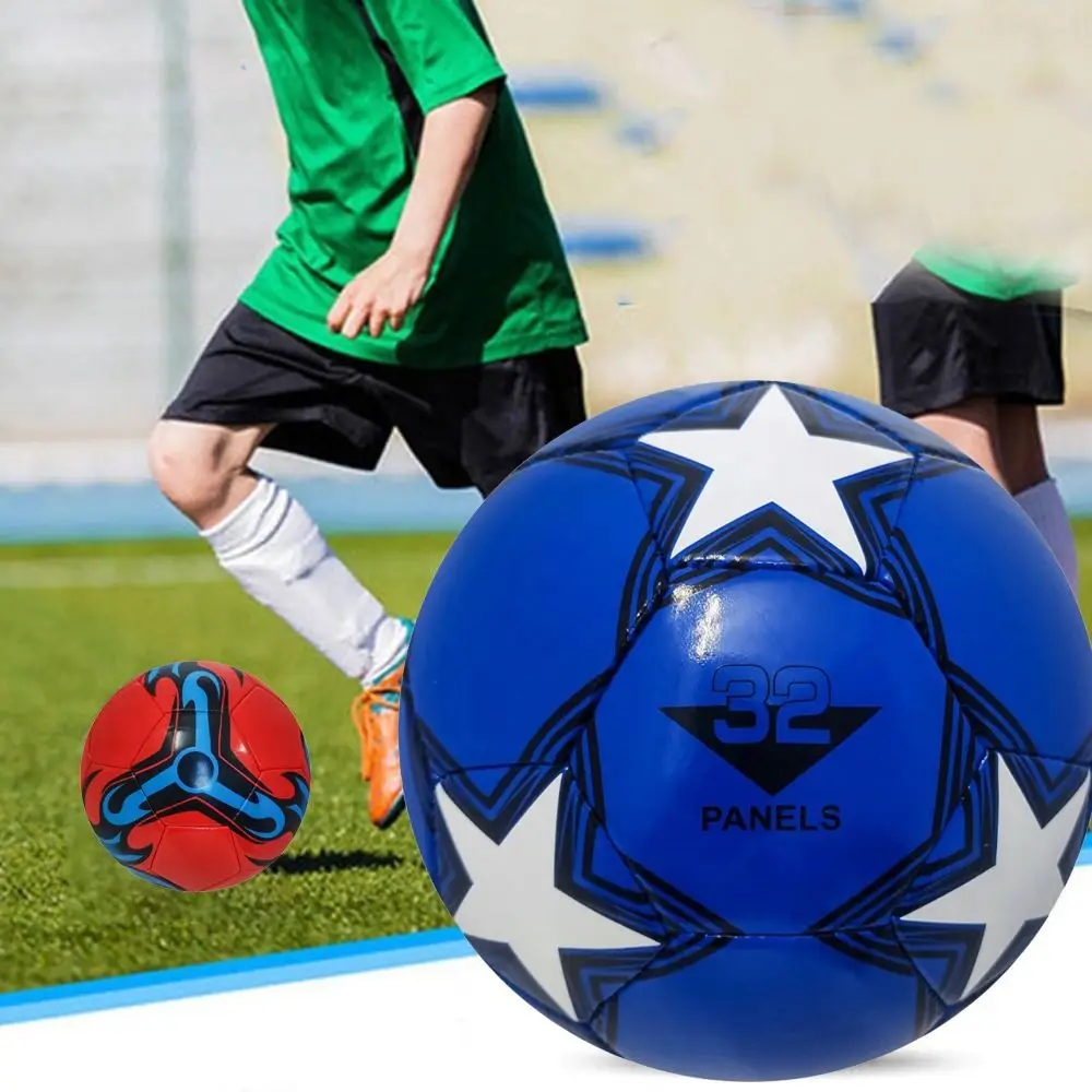 

New Machine-stitched Soccer Balls Size 5 Wear-resistant Football Explosion-proof PU Leather Training Ball Outdoor Sports