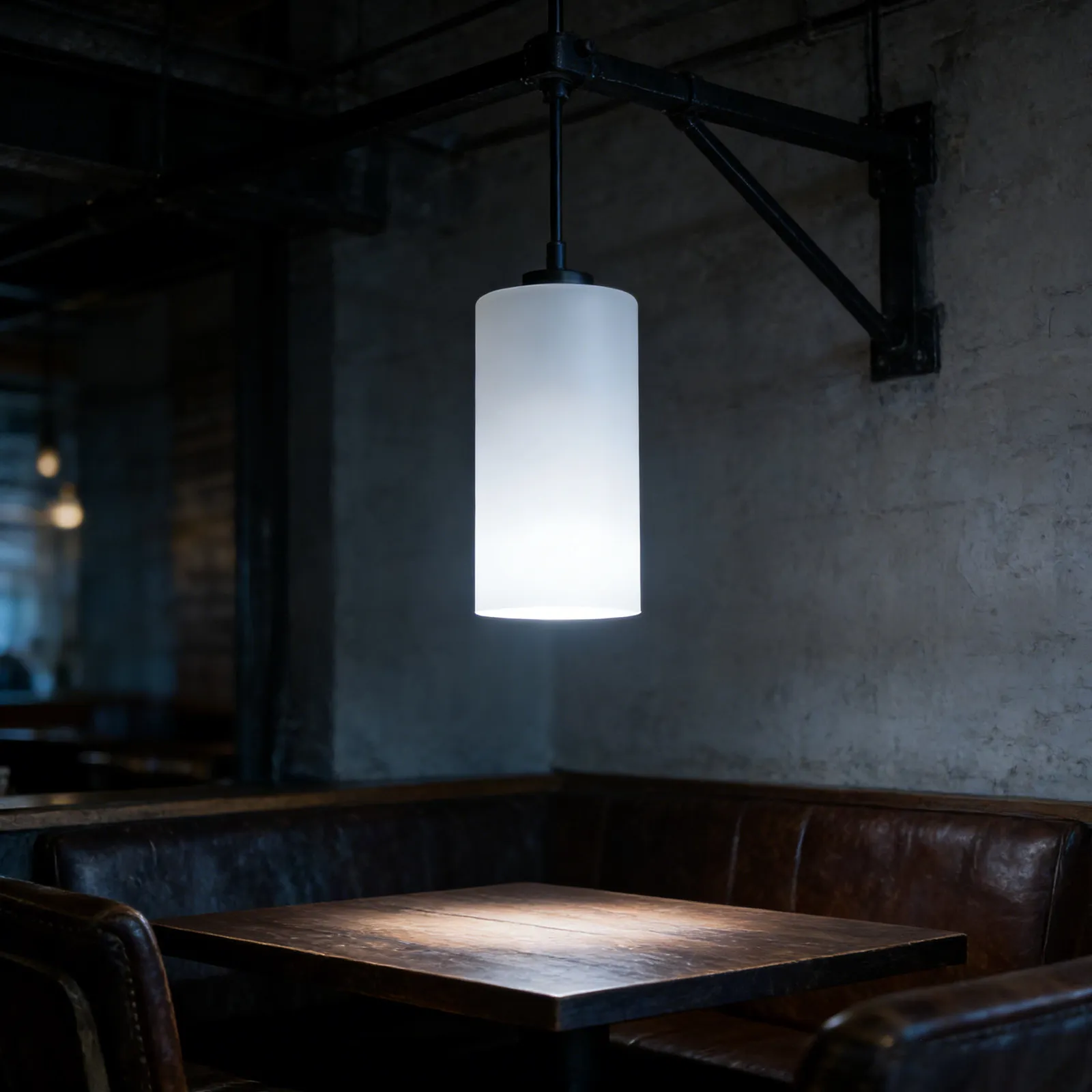Cylindrical Glass Lampshade Replacement 8x4 Inch Frosted White E27 Fitting Drum Pendant Shade Modern Minimalist Soft Light