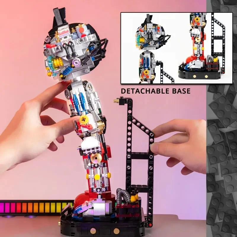 

Iron Wall Astro Boy Block Set, Cartoon Doll Model, Adult and Children's Christmas Gifts