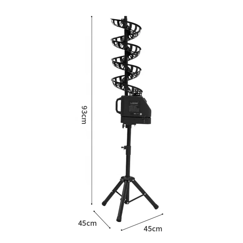 Table tennis serve machine training 7 sections Tennis launcher machine 35 balls