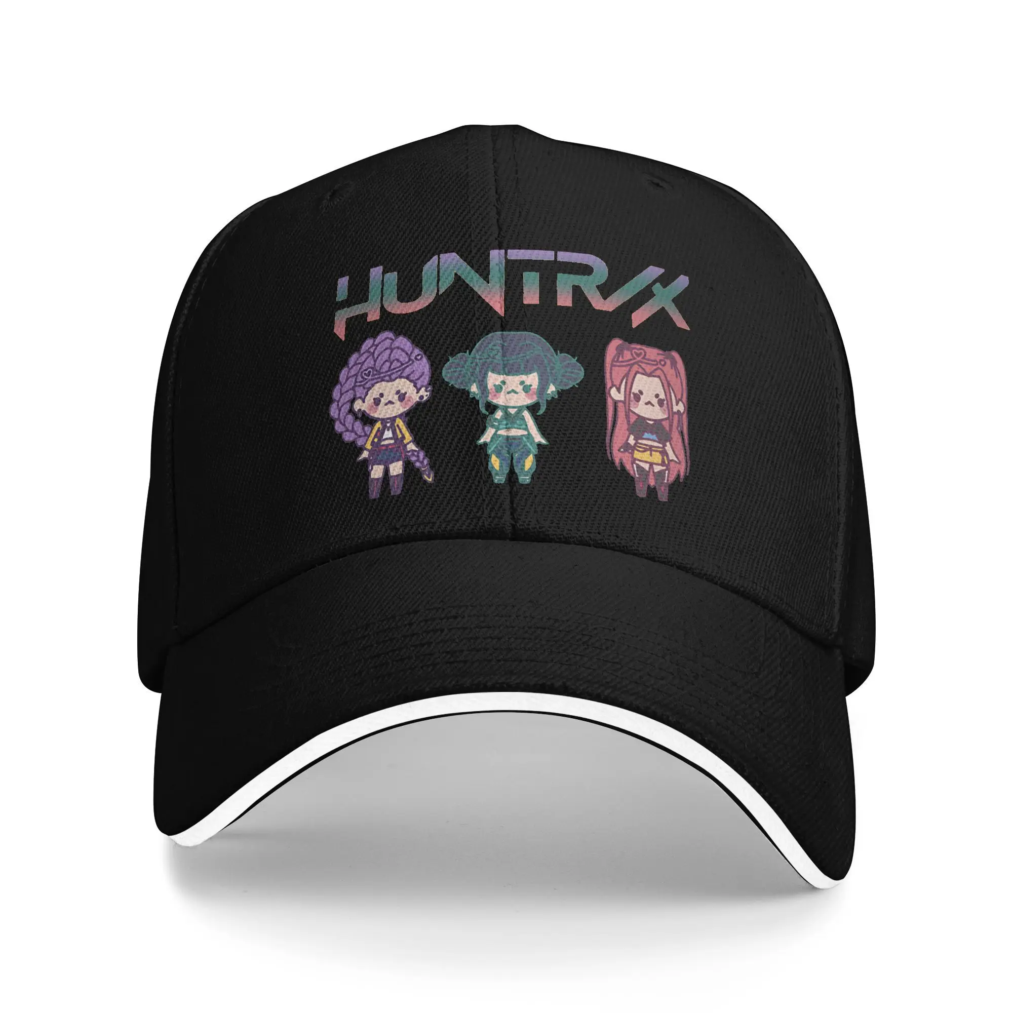 

Kpop Demon Hunters Huntrix Zoey Rumi Mira Baseball Cap Hip Hop Sandwich Hat for Men Women Adjustable Dad Hat Sport