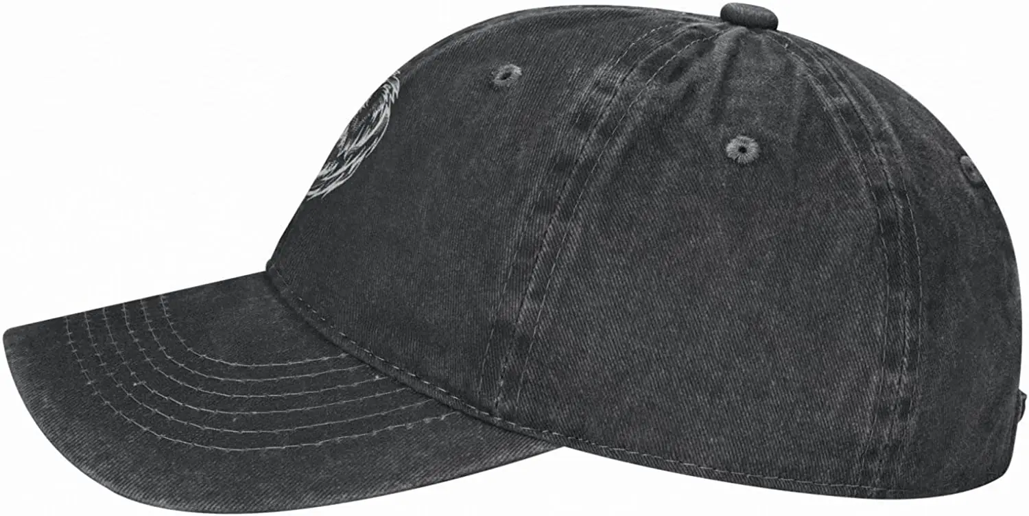 Czapka z daszkiem unisex Denim Vintage sprana regulowana dopasowana czapka z daszkiem czarna zdobiona Casquette dla kobiet mężczyzn modna