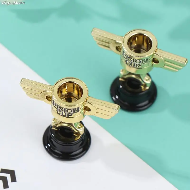 1pc PISTON CUP Gold Championship Trophy Toy Model Christmas Gift For Children Collect Gifts