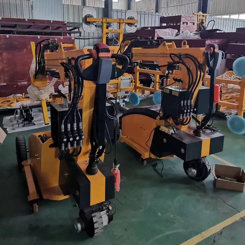 Glass Installation Robot 800kg Hydraulic Vacuum Glazing Machine Remote Suction Arm Lifter Electric Glass Installation Tool