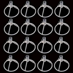 100-500pcs Bobo Balloon Accessories Big Cups for Bubble Balloon  Foil Ballon Tool Clear Cups Holder Twist Lock Cups for Balloon