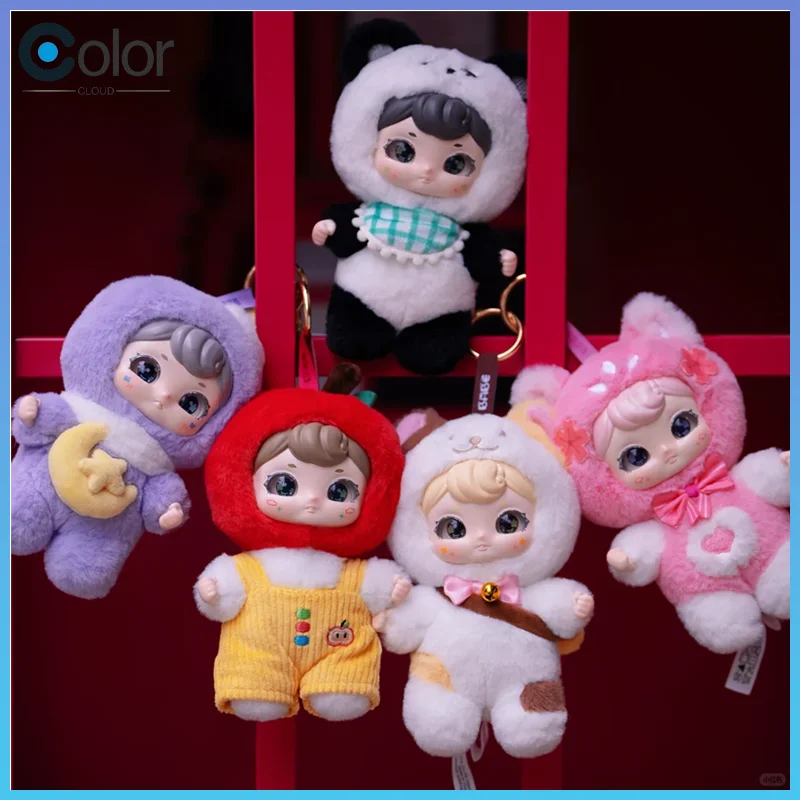 

Dikemeng Babe Wishes You Good Luck Series Blind Boxes Trendy Keychains Pendants Vinyl Toy Collectibles Holiday Gifts