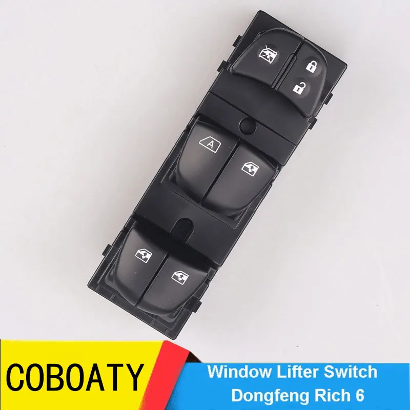 

Coboaty New Window Glass Control Lifter Switch Button 25401-2ZG0A 254012ZG0A For Dongfeng Rich 6
