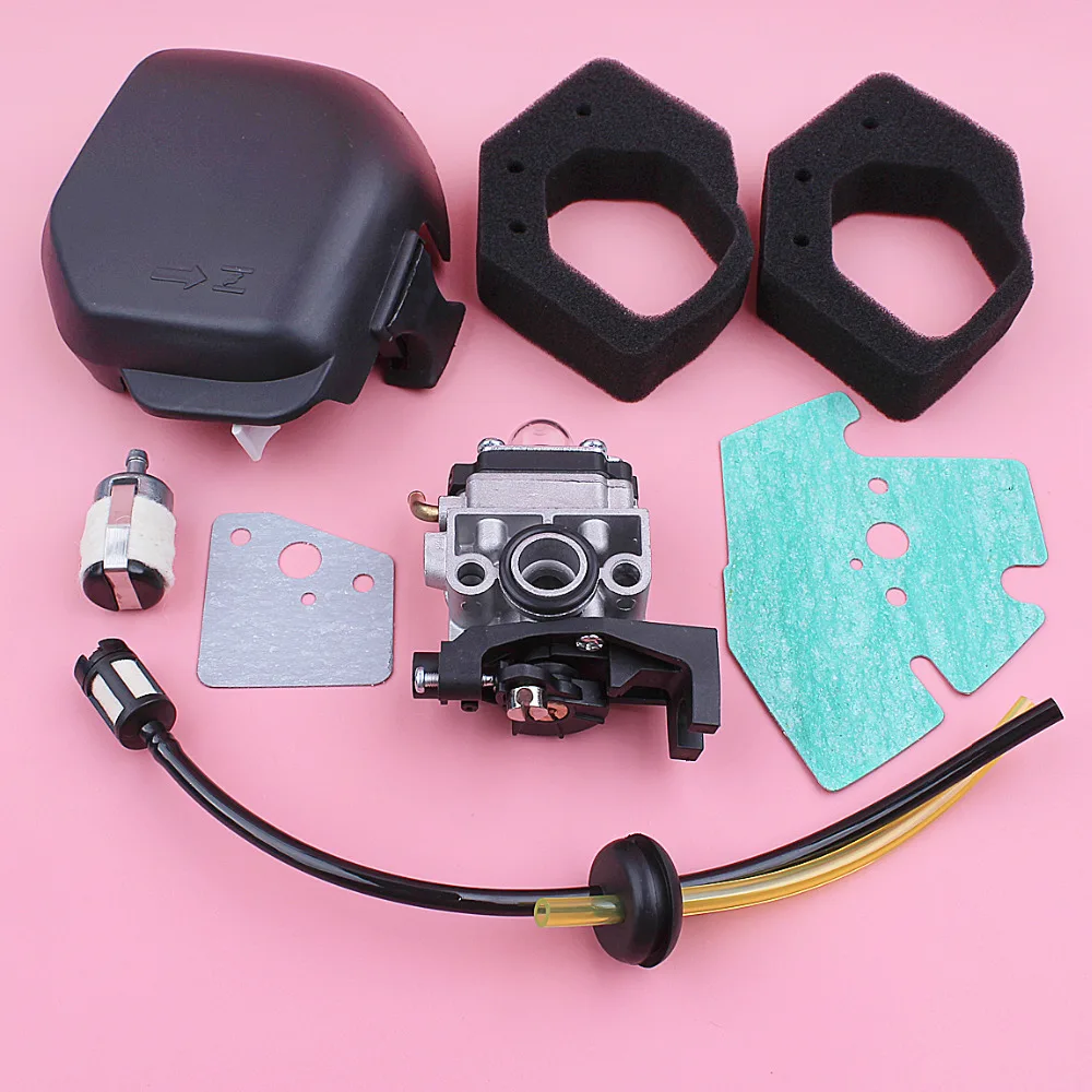 Vergaser Luftfilter Abdeckung Gehäuse Assy Für Honda GX25 GX25NT HHT25S Luft Kraftstoff Filter Linie Kit 4 Hub Rasenmäher motor Teil
