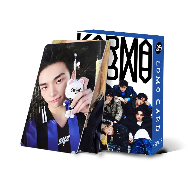 

Stray Kids Karma 55 Новые альбомы Star Little Card Huang Xuanchen Li Longfu Li Minhao ЛОМО Коллекционная карта