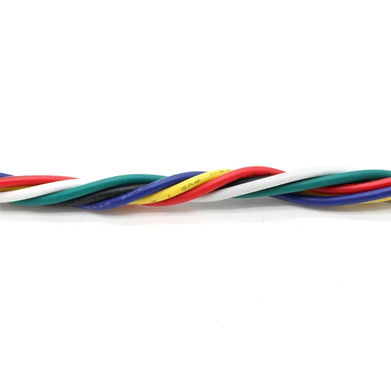 Cable eléctrico UL1015 de 2/5m, 24, 22, 20, 18, 16, 14, 12, 10, 8 AWG, lámpara aislada de PVC, iluminación, Cable de cobre, línea LED DIY, 600V