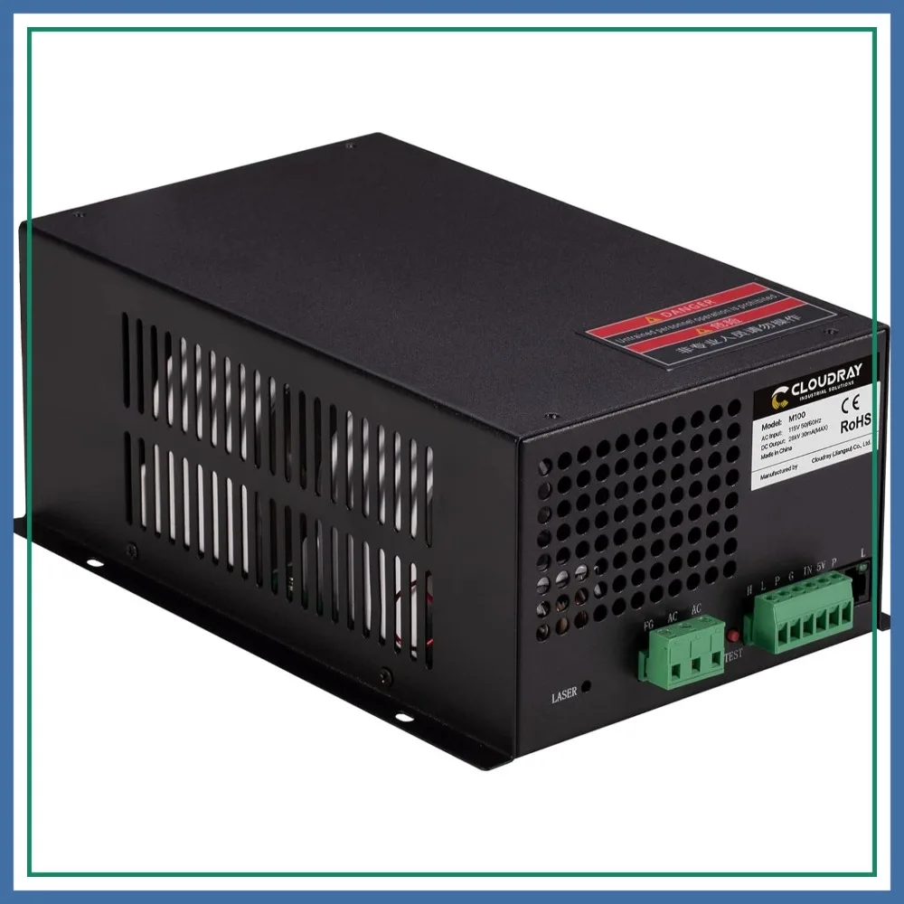 

100W Laser Power Supply 110V for 80-100W CO2 Laser Tube Engraver Cutter