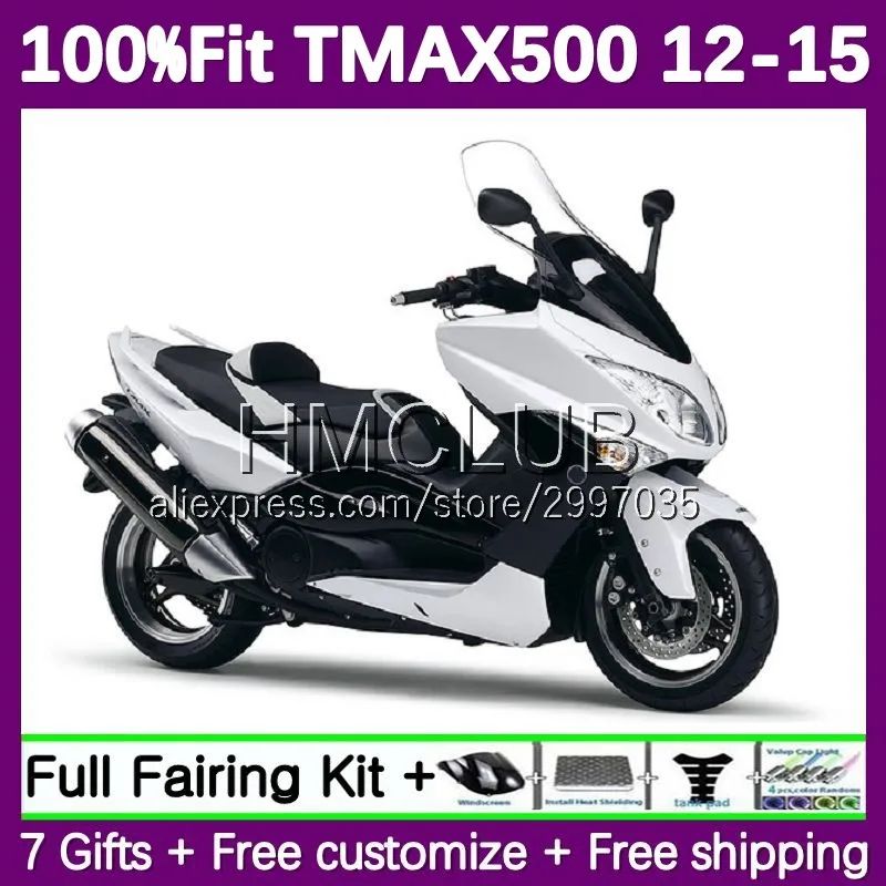 OEM Fairing For YAMAHA MAX500 TMAX500 TMAX MAX 500 T 157No.51 MAX-500 12 13 14 15 T-MAX500 2013 2013 2014 2015 Body Pearl White