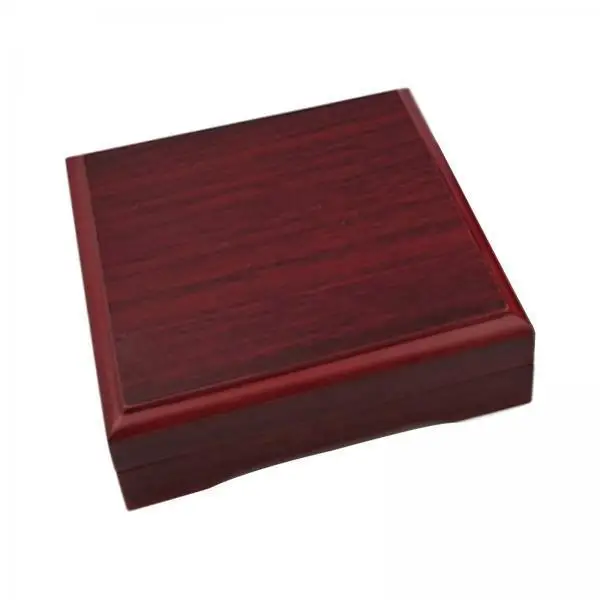 Wooden Coin Display Case Dustproof Protective Organizer Box for Storing Collectible Coins and Medals