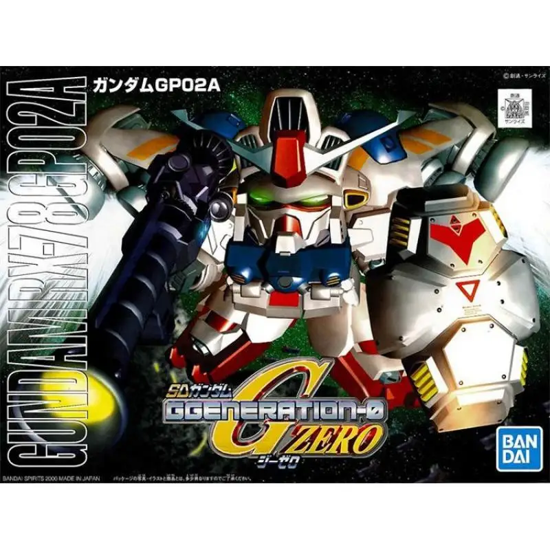 [In stock] Bandai BB 202 GP-02A GUNDAM Physalis 0083 Action Figure Assembly Model Toy Garage Kits Festival Gifts Kids