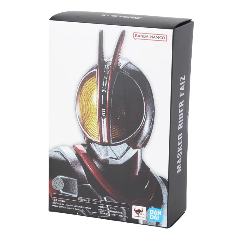Entrega directa al contado Bandai Original Anime coleccionable KAMMEN RIDER modelo SHF jinete enmascarado FAIZ figuras de acción de juguete para niños regalo