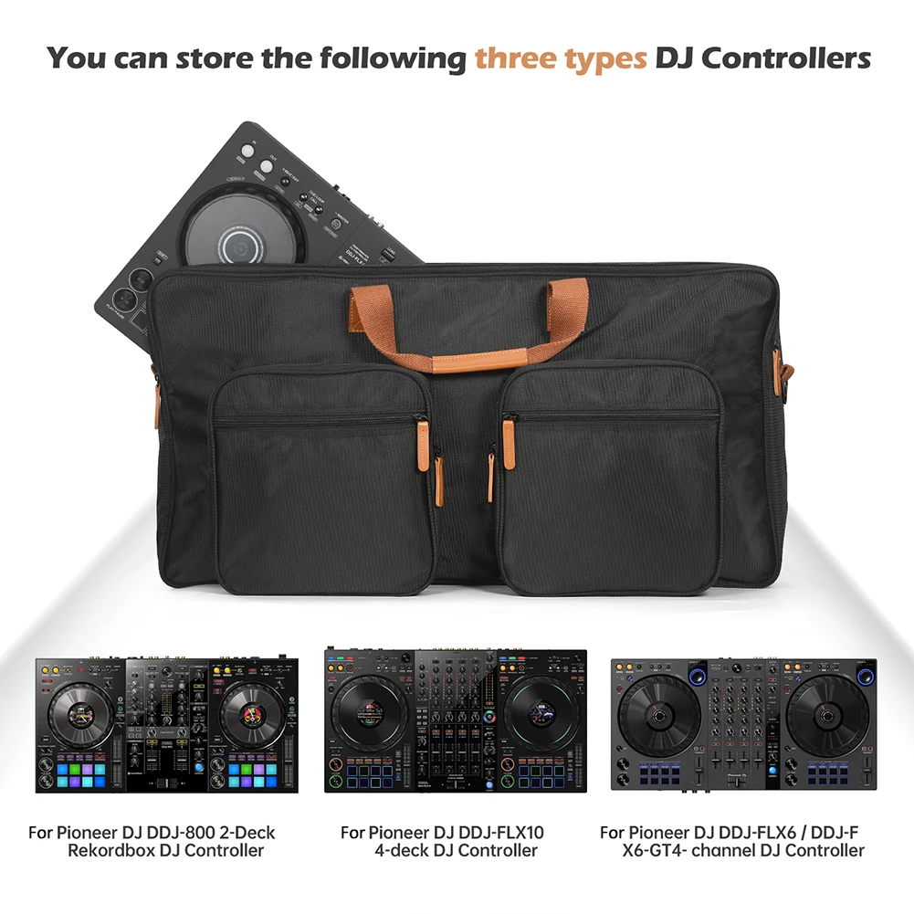 

DJ Controller Padded Storage Bags with Sholder Strap Carrying Storage Bags Large Capacity for Pioneer DJ DDJ-800 DDJ-FLX104 FLX6