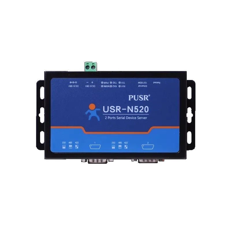 Ethernet Server RJ45 1 Ethernet Port RS232/RS485/RS422 Ports TCP/IP Converter Modbus Multi-host Polling