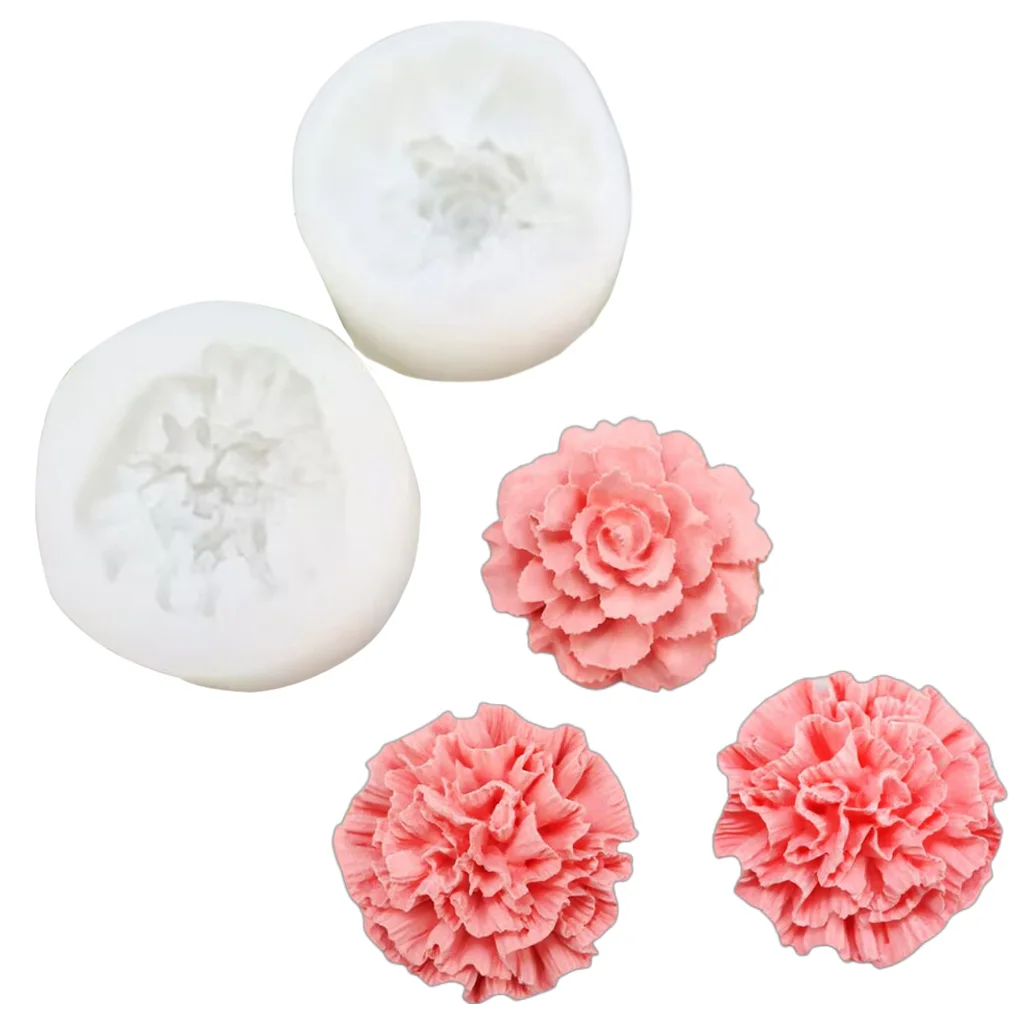 

Kinds of Carnation Sugar Silicone Mold Car Decoration Flower Homemade Incense Gypsum Mould Hand-Molded Diy Spread Stone M874