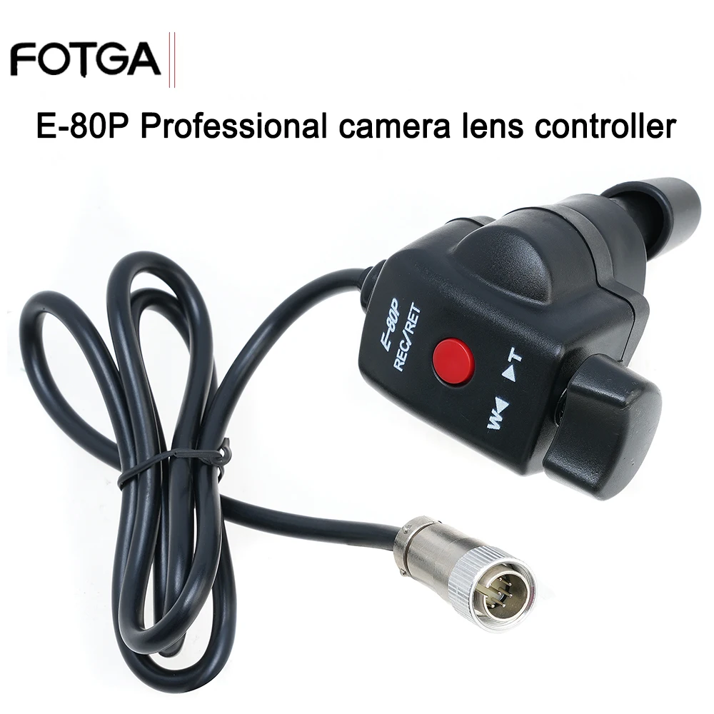 FOTGA E-80P line controller Camera Lens line control controller Lens remote control Remote Camcorder Recording Video Photography