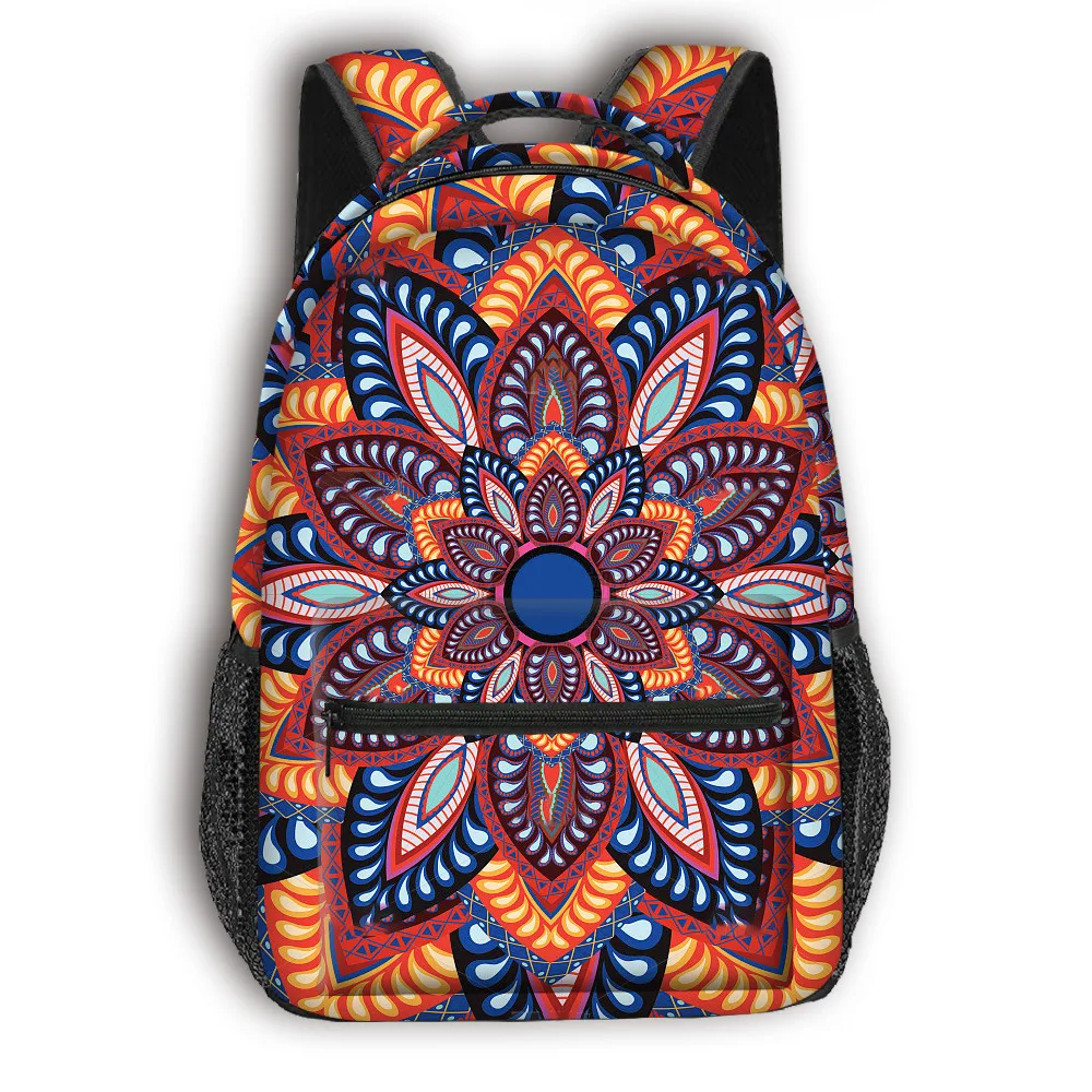 

Cartoon Popular Novelty ethnic style student Bookbag Notebook Backpacks 3D Print Oxford Waterproof Boys/Girls Travel Backpacks