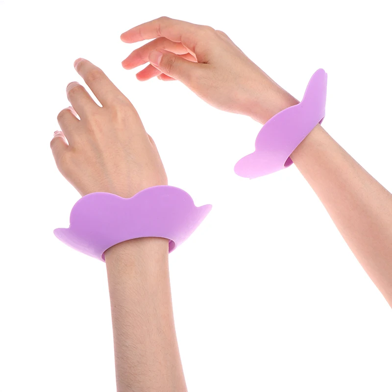 Washable Face Wash Wristbands Silicone Spilling Down Your Arms Wrist Strap Wet Sleeves For Washing Keep Clean Dry While