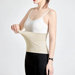 Elastic Cotton Cloth Unisex Thermal Waist Support Abdomen Back Pressure Warmer Inner Wear Winter Cummerbund Stoma Bag Support