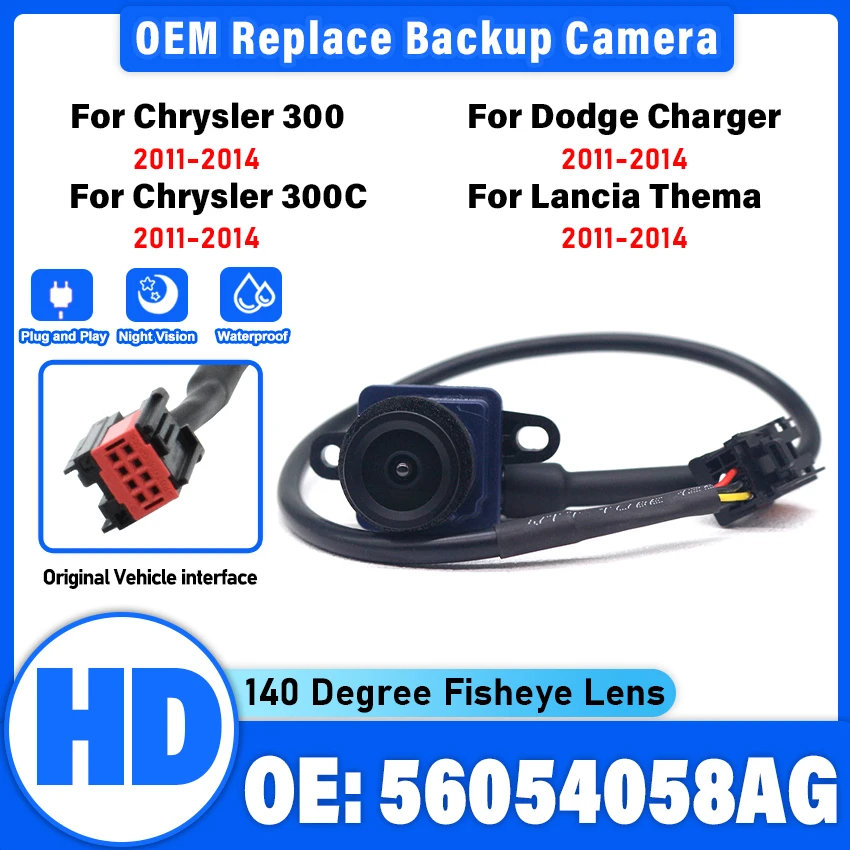 For Dodge Journey 2.4L 3.6L V6 2011-2020 56054158AB 56054158AD 56054158AE 56054158AF Parking Car Rear View BackUp Reversing