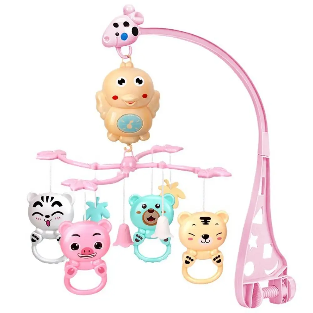 

360 ° Rotation Baby Crib Bell Plastic Soothing Sleep Hanging Pendant Music Toys Cartoon Baby Bed Hanging or 0-12 Months