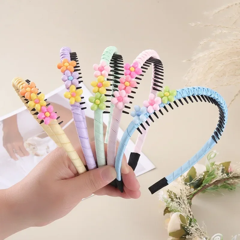 

Headband for girl Lovely Sweet Heart Star Colors Flower Headband Hair Hoop Headwear Kids Gifts Hair Accessories FDr11