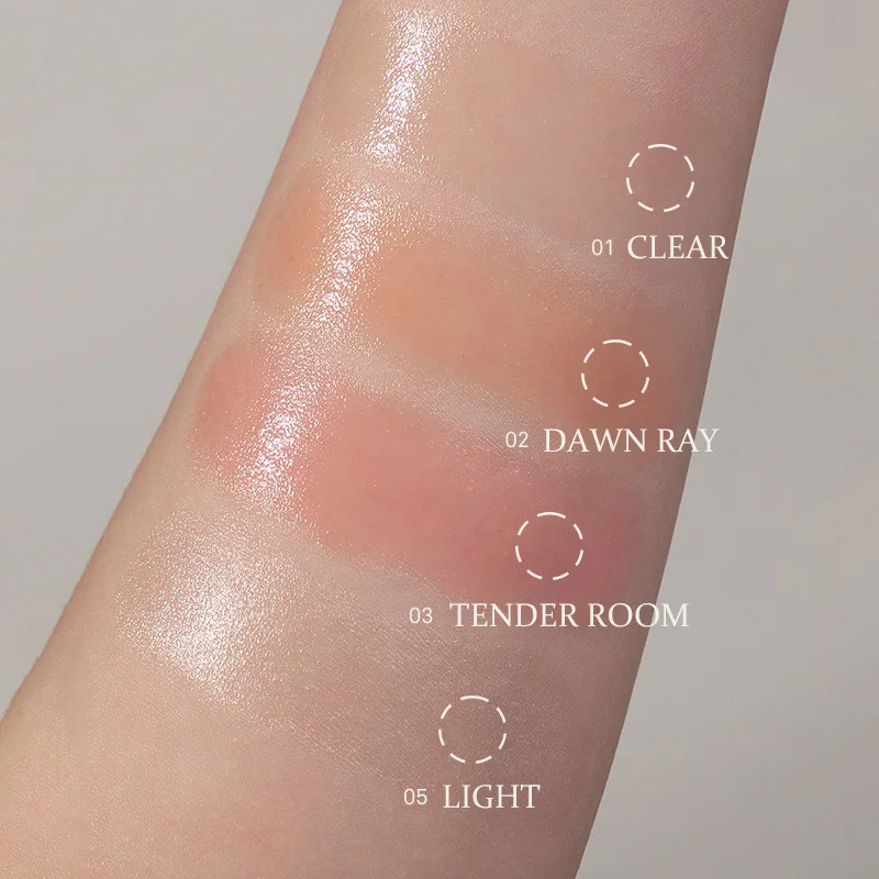 Hidratante Highlighter Stick, Clareamento Natural, Tridimensional, Modificação Contorno, Face Repair Water