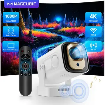 Projektor Magcubic HY310 Android 11 4K Native 1080P Auto Focus 330ANSI Dual Wifi z funkcją Air Mouse, Asystentem Głosowym i Wbudowanym Głośnikiem