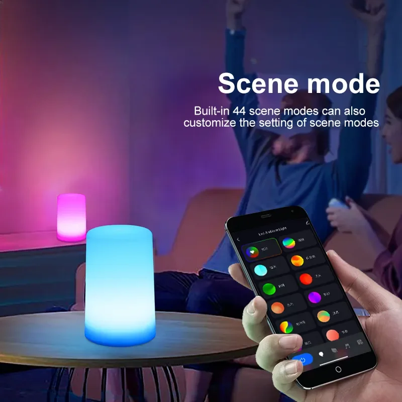 Tuya Bluetooth Smart Sleeping Wake-up Nightlight App Remote House Bedroom Bedside Light Alexa Google Home Voice Assistant