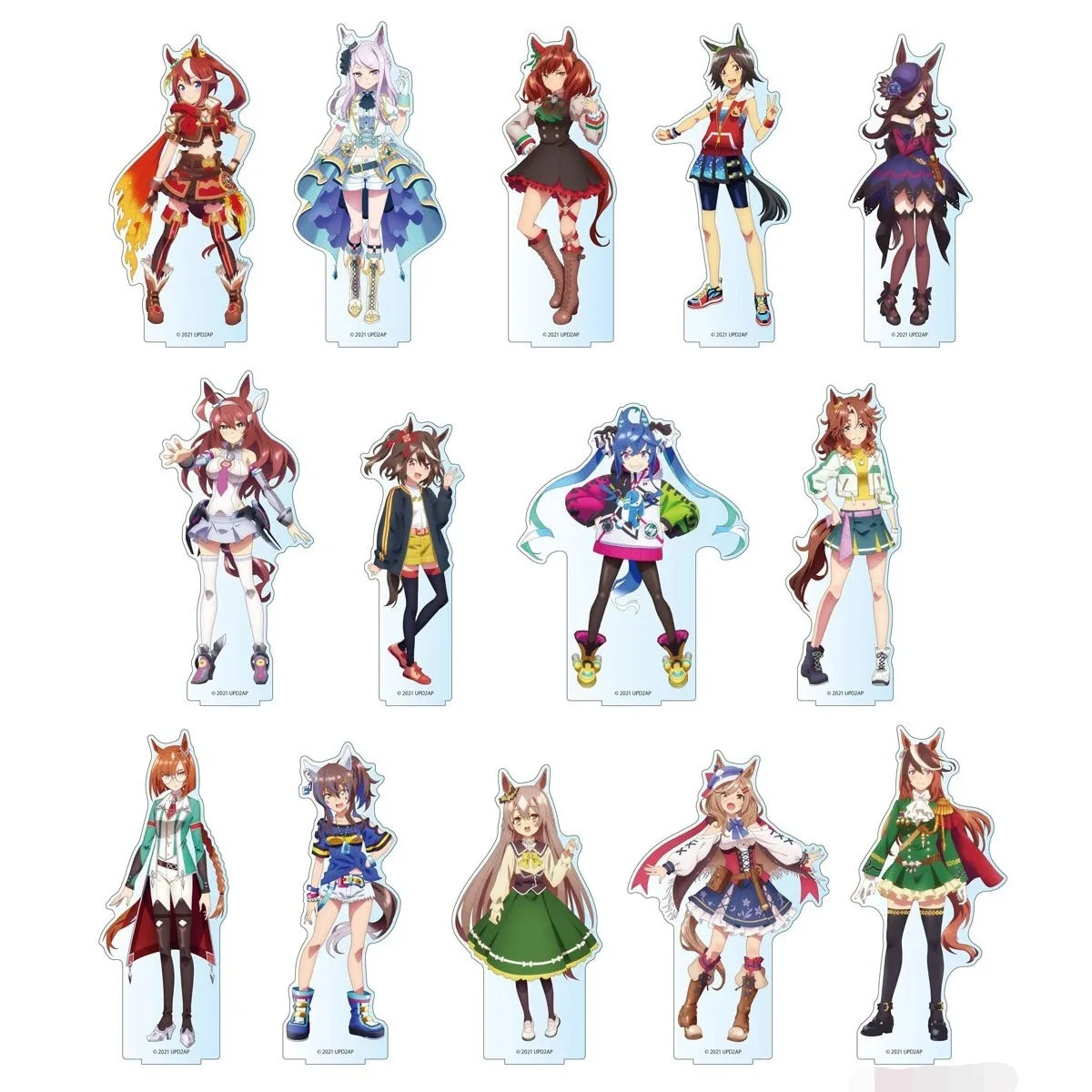 

Anime Figure Doll Oguri Cap Daiwa Scarlet Grass Wonder Acrylic Stand Model Plate Cosplay Toy Gift