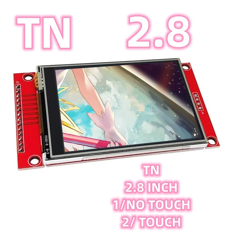 Esp32 Display TN 2.8 Inch ILI9341 Red Module Facotry 4 Wire SPI Interface TFT 320*240 TWO OPTIONS