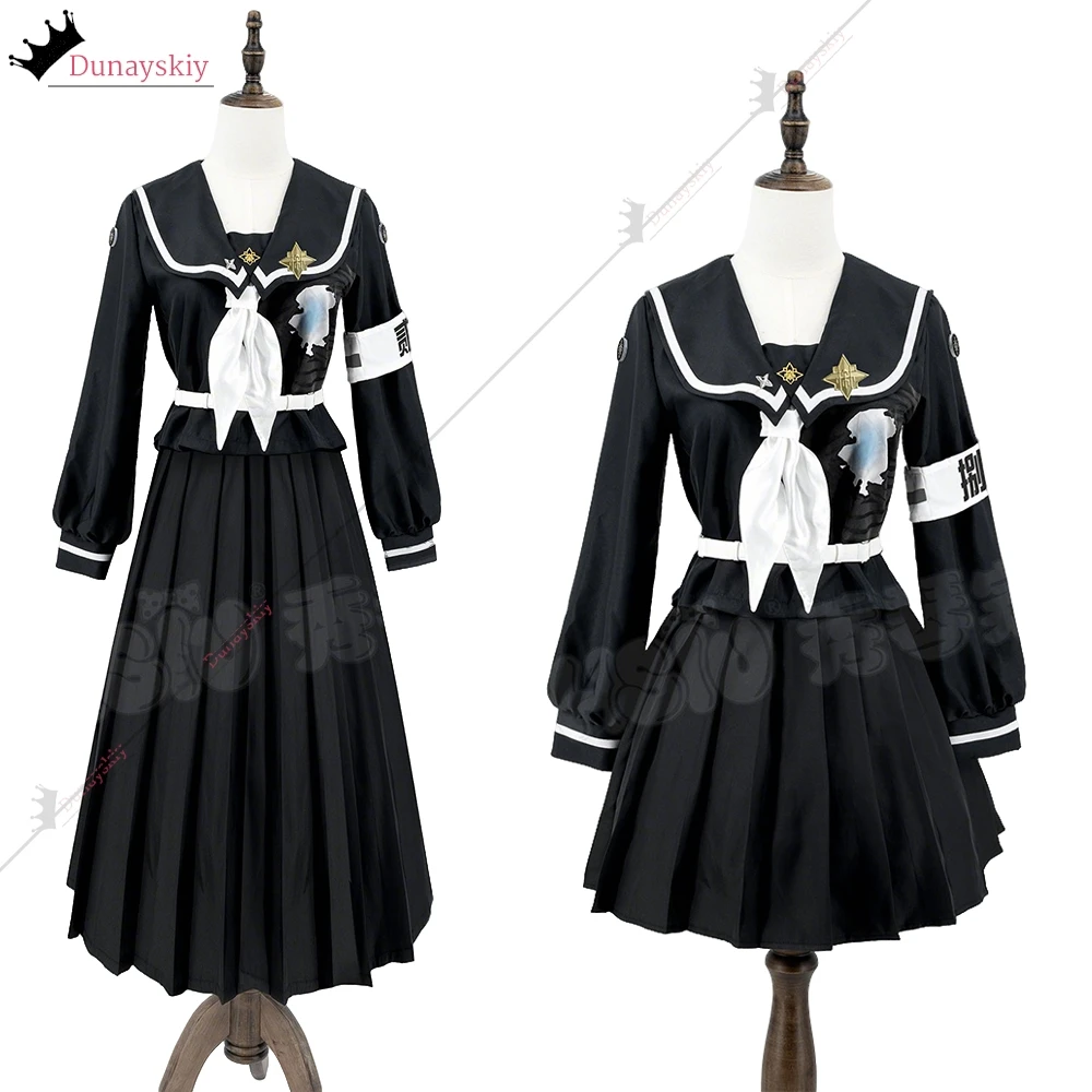 A centena linha-amemiya darumi cosplay traje jiakei vestidos uniformes do ensino médio anime carnaval festa role-play ternos 