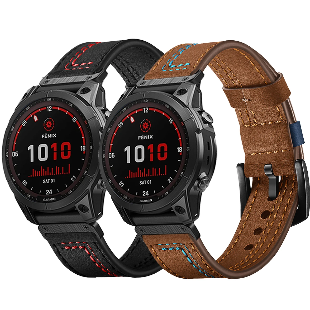 

Кожаный ремешок для наручных часов QuickFit, браслет для Garmin Fenix 7X 7 6 6X Pro 5 5X Plus Quatix Epix gen 2 MARQ, 22 мм 26 мм