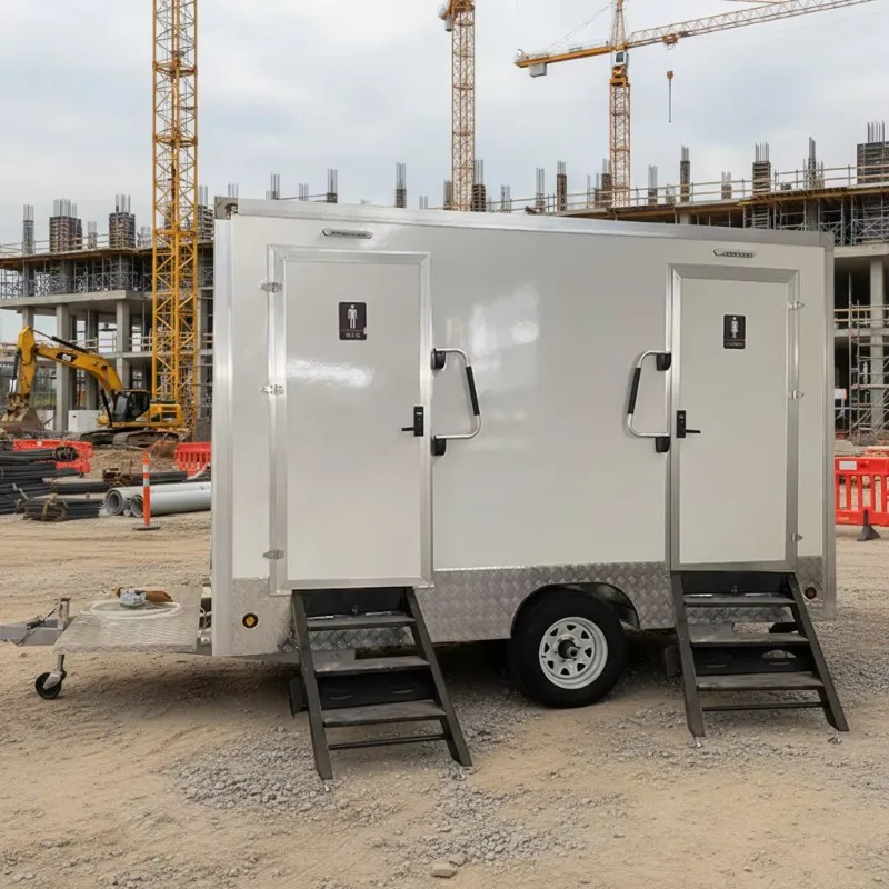 Custom Mobile Toilets, Toilets and Sinks Suitable for Use on Outdoor Construction Sites and Concerts.