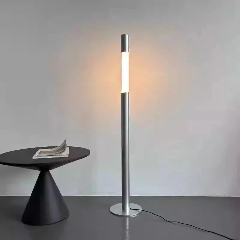 Italian Minimalist Floor Lamp Creative Artistic Sense Sofa Side Decorative Lamp Touch Stretching Vertical Lamp LED Desk Light