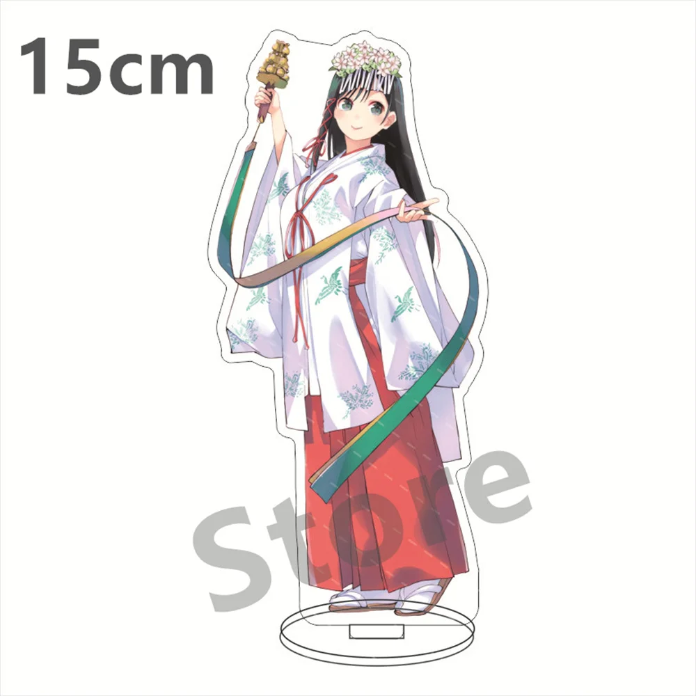 Anime Yuan Jie Gan Shen Family Acrylic Stand Tabletop Home Ornaments Peripheral Model Student Decoration Girl Holiday Gift Toys