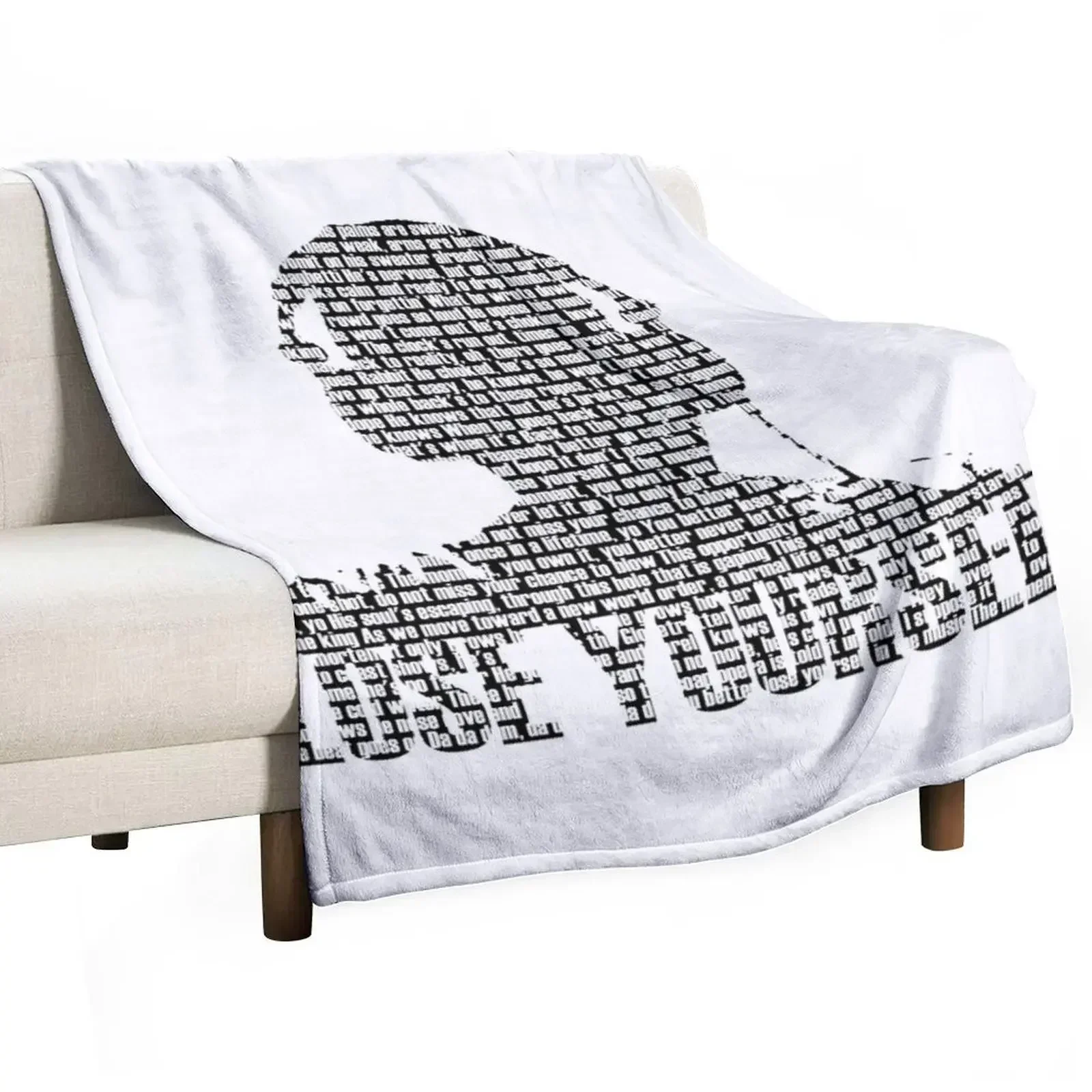 Lose Yourself Throw Blanket Hairy Thin Stuffeds Blankets