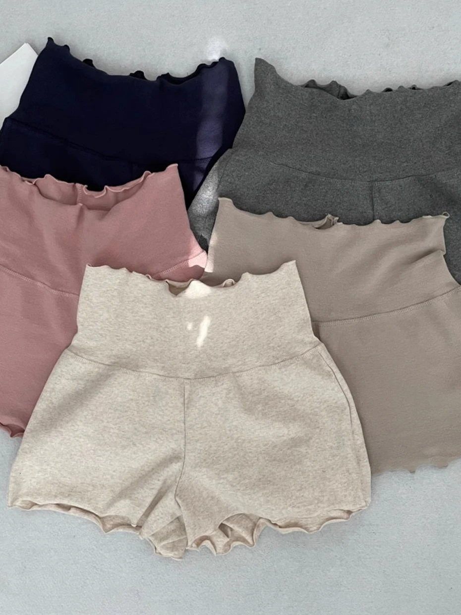 High Waist Safety Pants Ballet Style High Waist Dance Practice Trousers Slimming Base Layer Pants One Pants Two Wear
