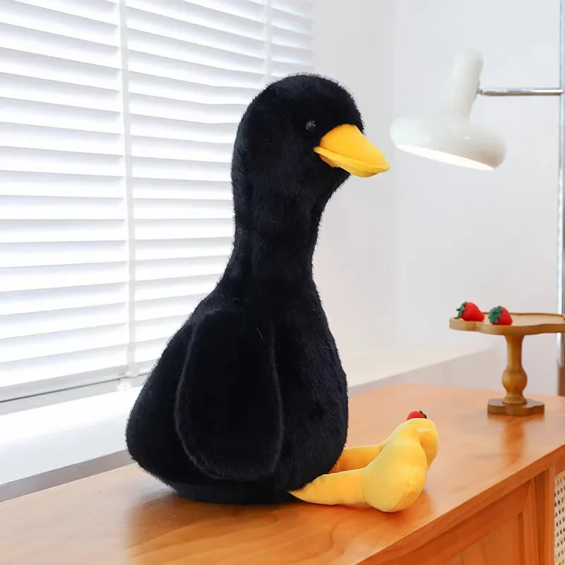 Brinquedo de Pelúcia de Pato Kawaii, Boneca de Pelúcia, Almofada de Dormir Aconchegante para Crianças, Presente de Aniversário, Pato de Pelúcia Fofo para Crianças