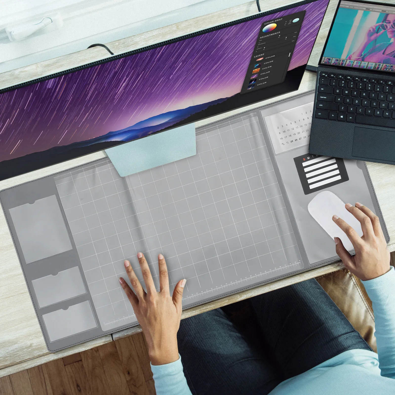 Ampio tappetino ergonomico per - Desk Setup Gaming And Work recensione e prezzo