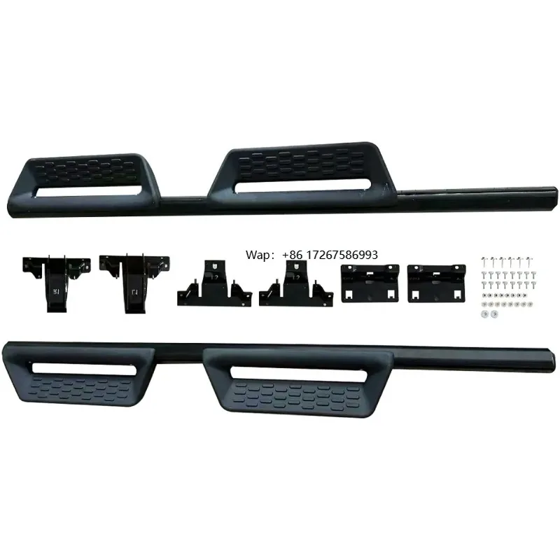 

Bar Side Steps Bars 4 Doors Black Steel Original Factory Running Board for 2021-2024
