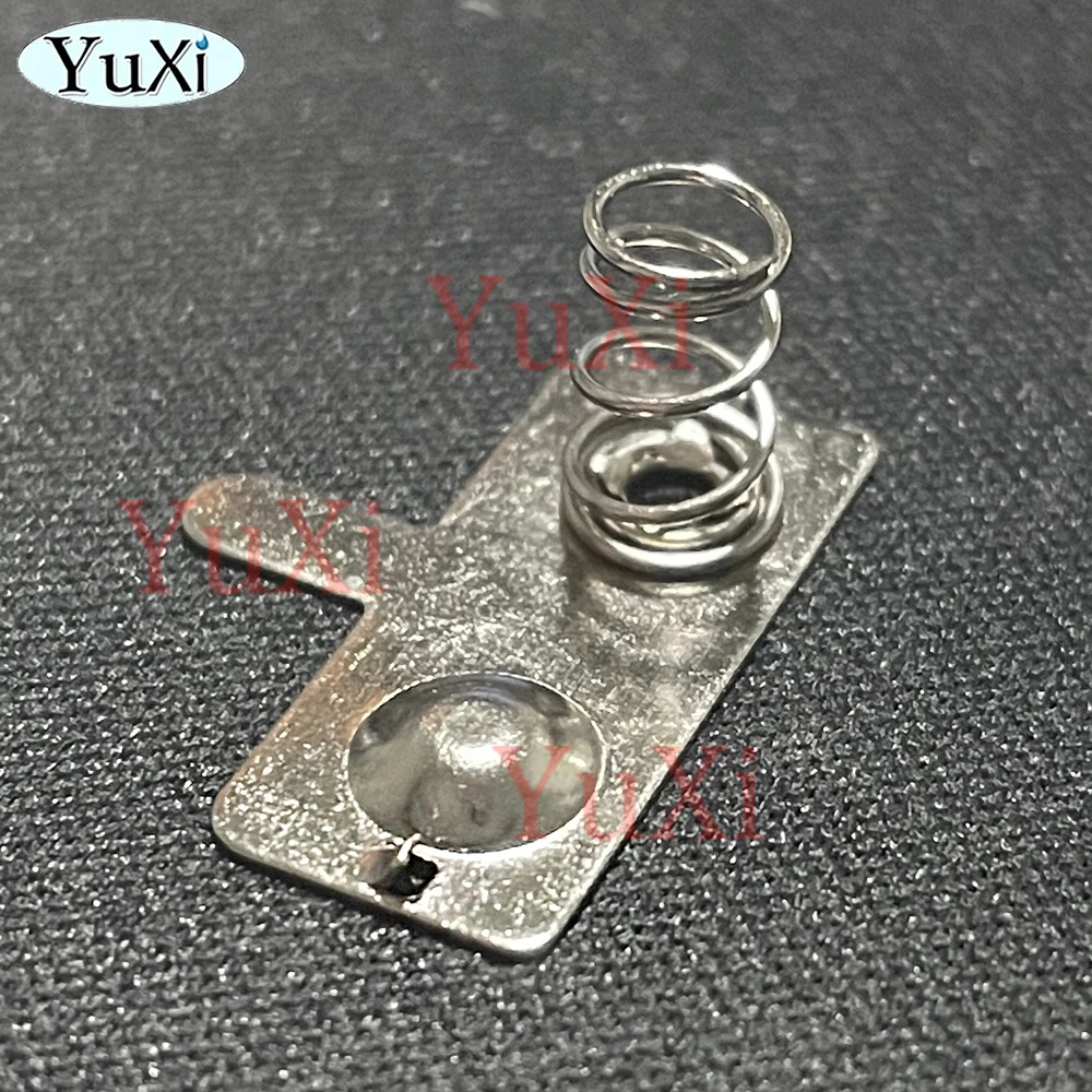 10Set Battery Shrapnel AAA Battery Springs 7 No.Positive And Negative Contact Spring Sheet Plate Silver Unidirectional Slot