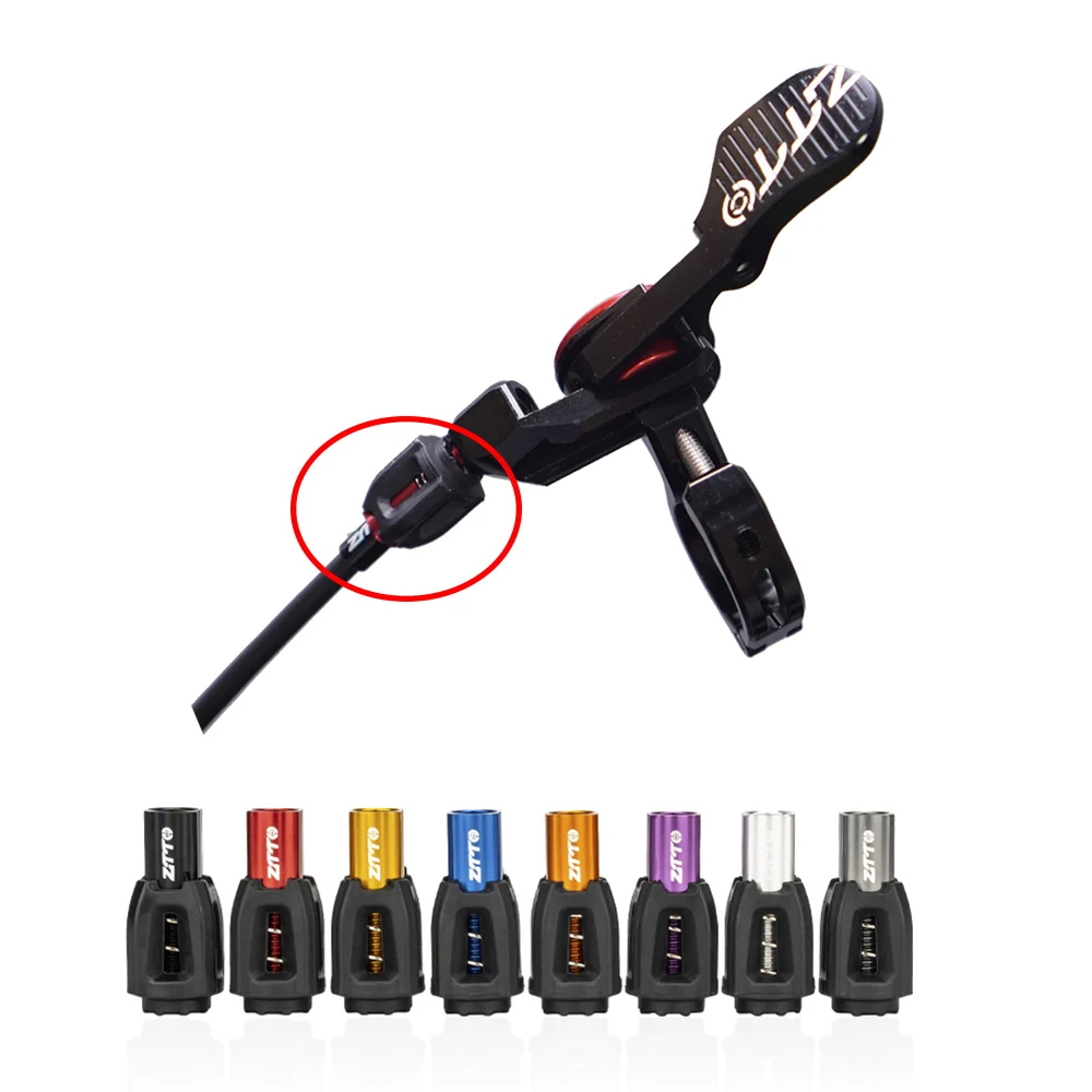 ZTTO Bicycle Shifter Cable Adjuster Screw 2pcs Transmission Shifting Remote Lever adjust Bolt M5 Wire Brake CNC High Quality