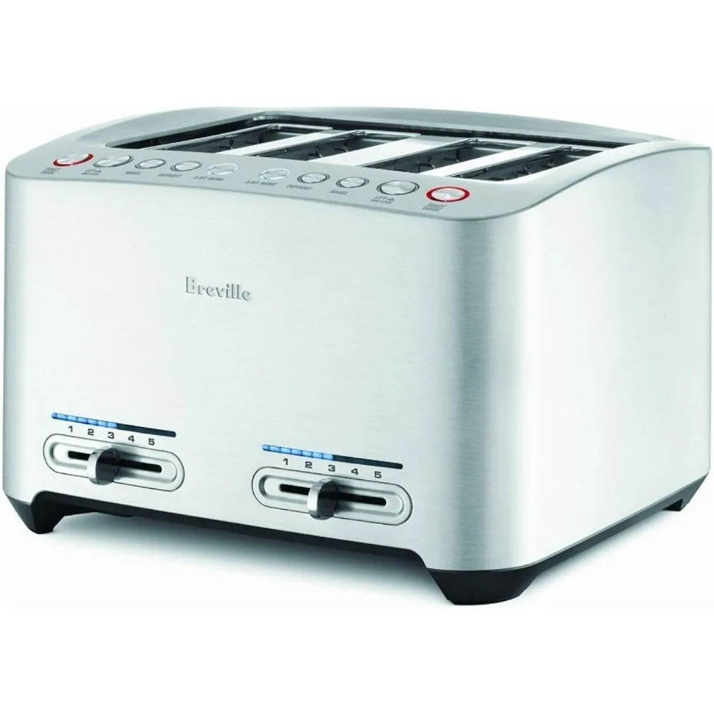 

Литой тостер Breville BTA840XL, 4 ломтика, нержавеющая сталь