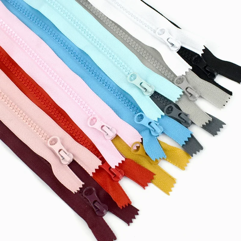 

Meetee 5/10Pcs 15/20/30/40cm Close-End Zipper Tape 5# Resin Zip for Jacket Bag Pocket Zippers DIY Garment Sewing Zips Repair Kit