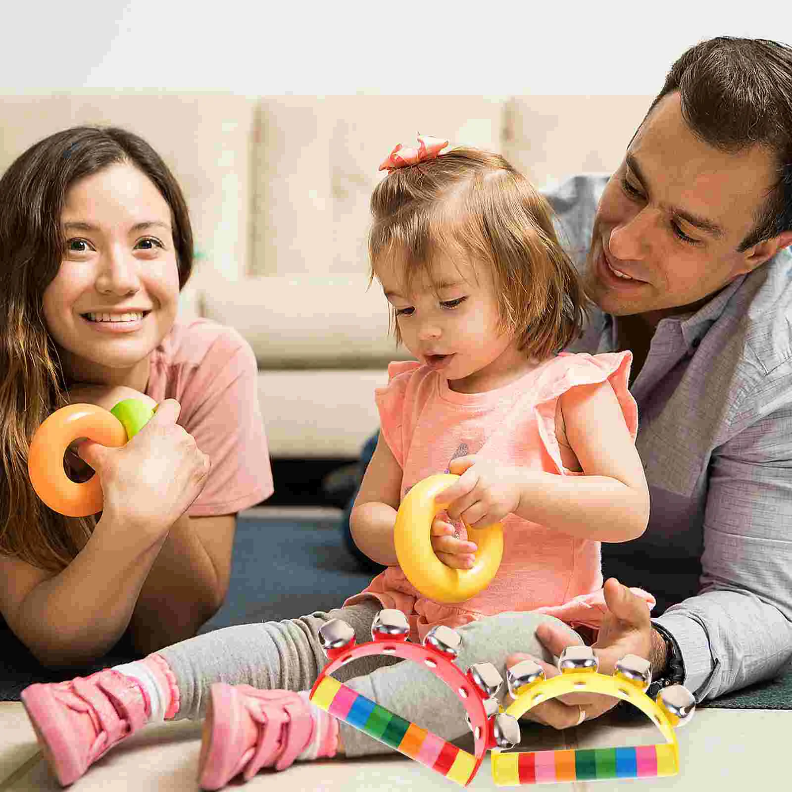 Cloches de poignet pour enfants, 5 pièces, jouet sonore, bande, musique