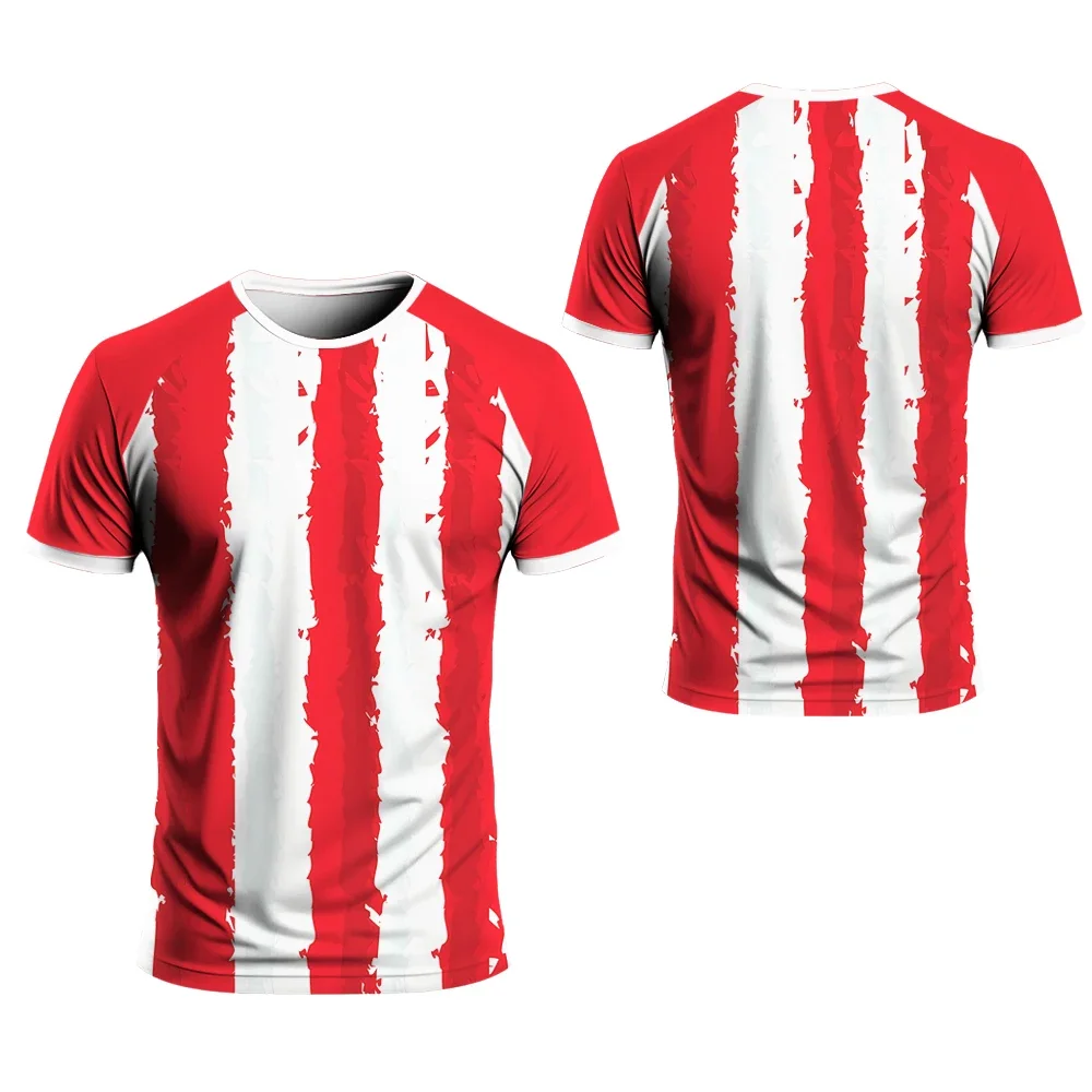 

Men's Casual 3D Printed Sportswear, Summer Quick-drying Round-neck T-shirts, Men's and Women's Outdoor Loose and Fashionable Top